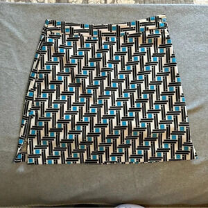 EP Pro golf skort black white blue size 2